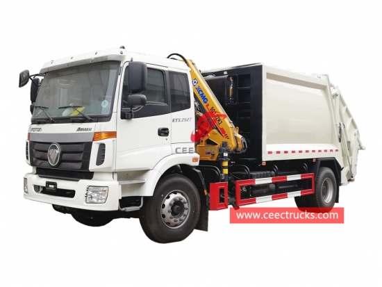 FOTON 8000Liters waste compactor vehicle