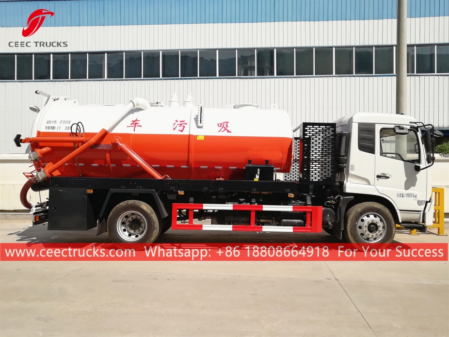 11.000 Liter Abwassersaugwagen DONGFENG