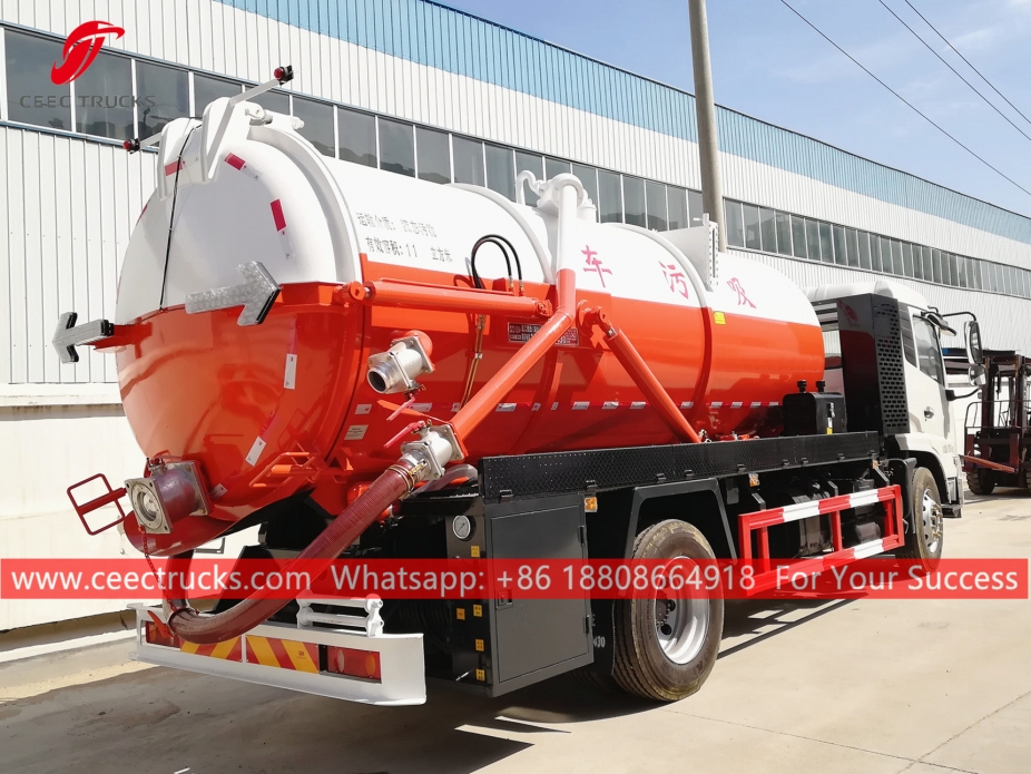 11.000 Liter Abwassersaugwagen DONGFENG