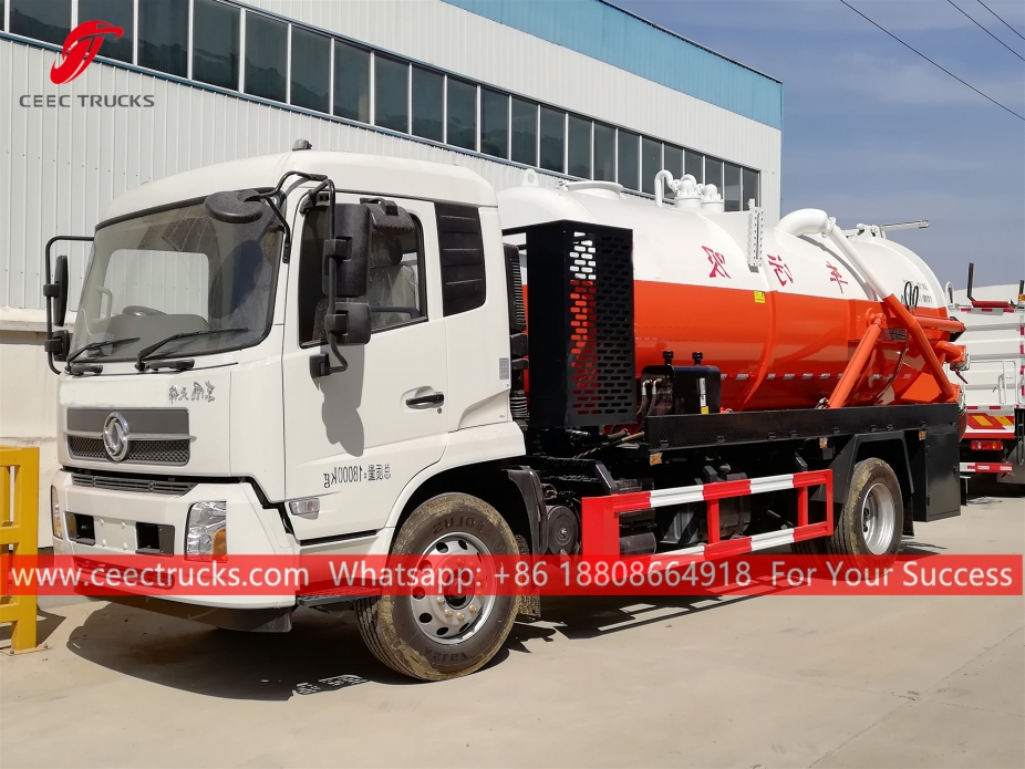 11.000 Liter Abwassersaugwagen DONGFENG