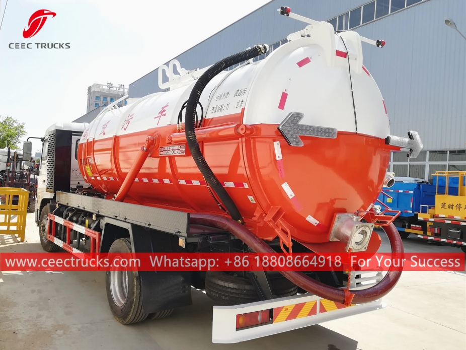 11.000 Liter Abwassersaugwagen DONGFENG