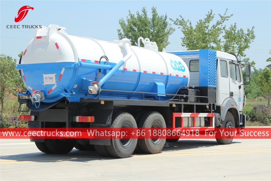 10.000 Liter Abwasser-Saugtankwagen Beiben