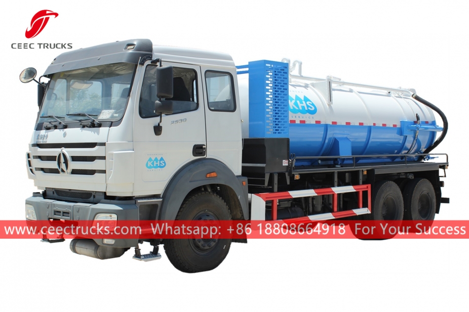 10.000 Liter Abwasser-Saugtankwagen Beiben