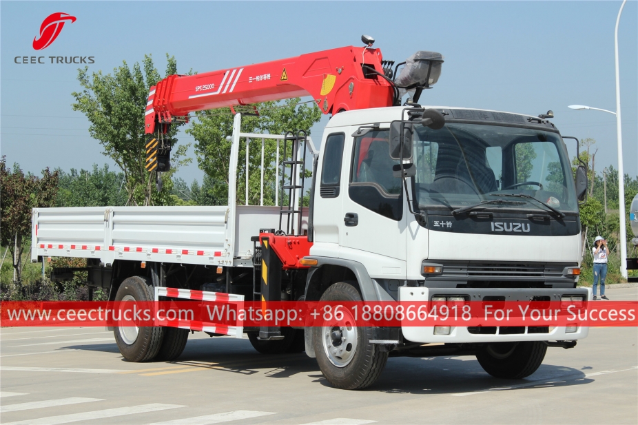 ISUZU FTR 10 Tonnen Palfinger-Kranwagen