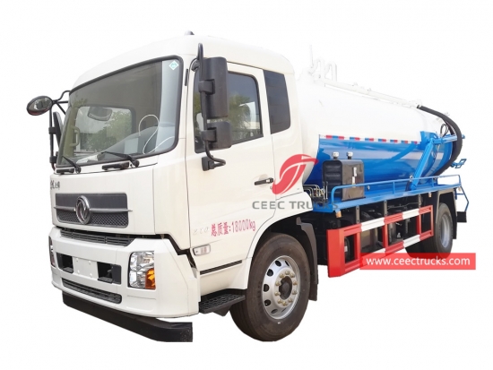 10CBM Vacuum Sewage Tank Truck DONGFENG – CEEC Trucks