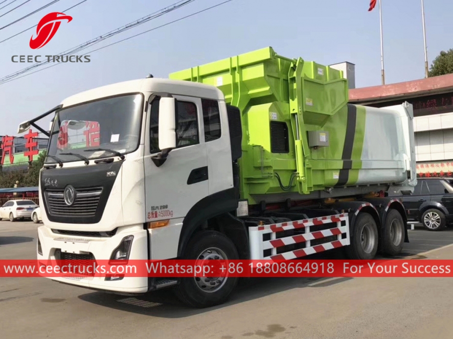 Dongfeng Compactor Hakenlift-LKW