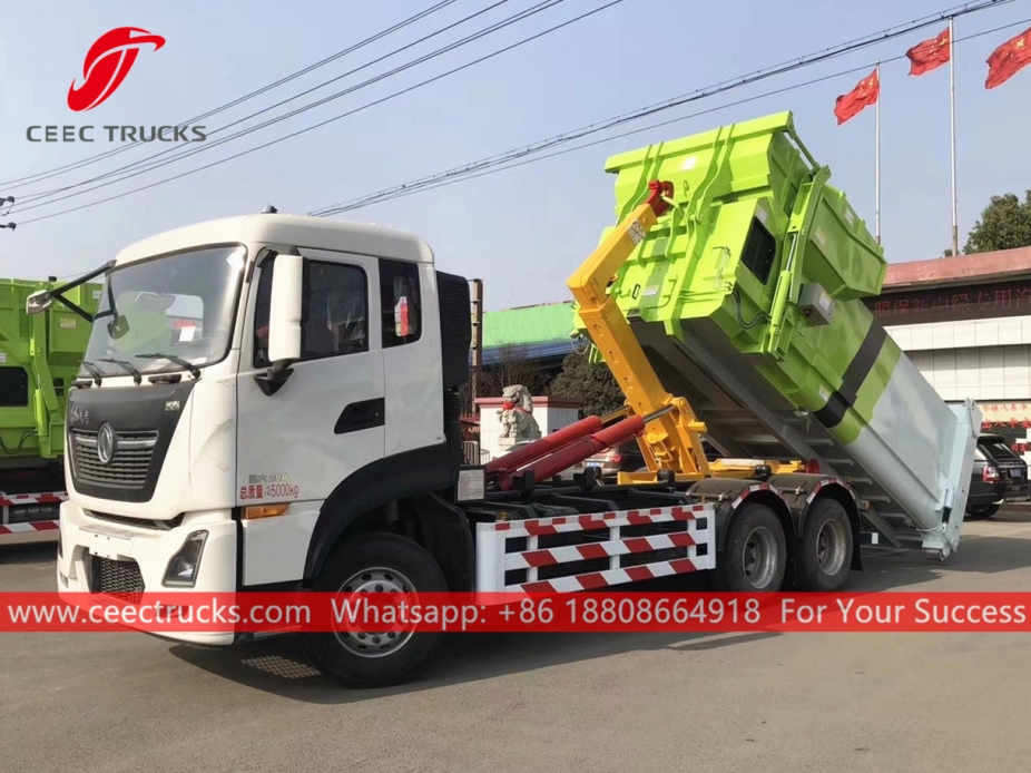 Dongfeng Compactor Hakenlift-LKW