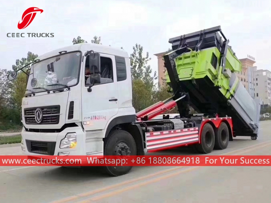 Dongfeng Compactor Hakenlift-LKW