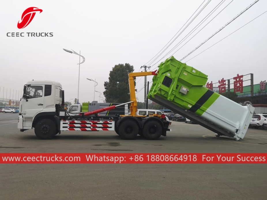 Dongfeng Compactor Hakenlift-LKW