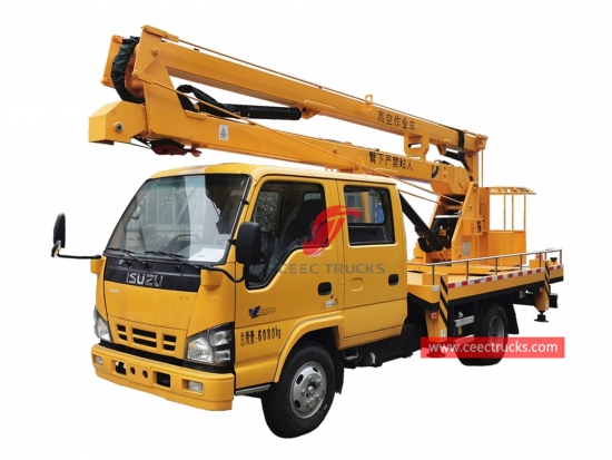 ISUZU 14m Aerial Platform Working Truck – CEEC Trucks