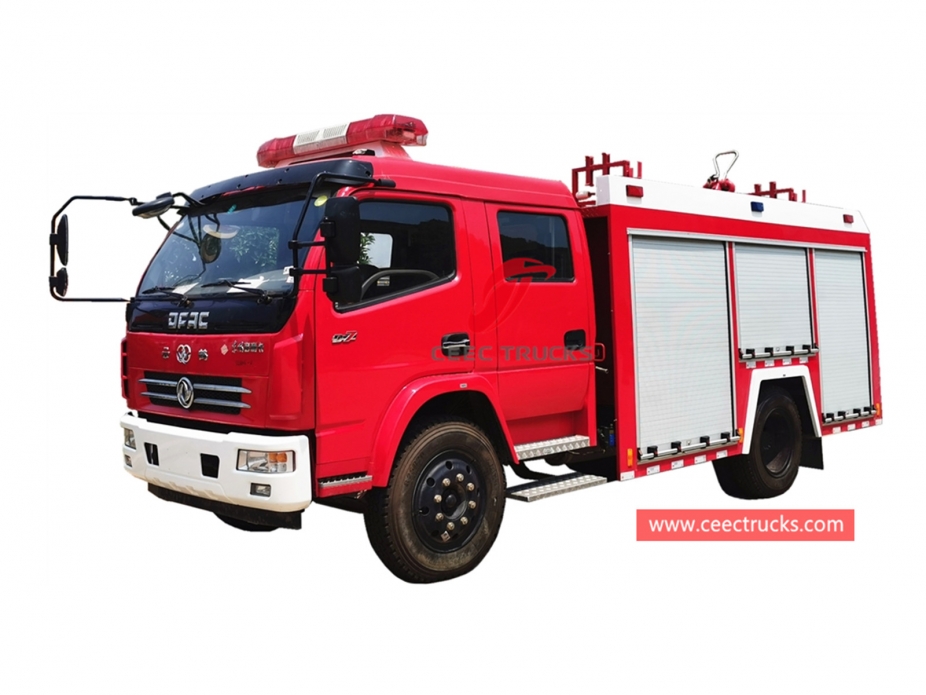 Dongfeng 4CBM Foam Fire Truck – CEEC Trucks