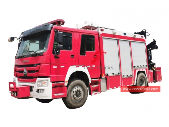 HOWO Emergency Rescue Fire Truck – CEEC Trucks