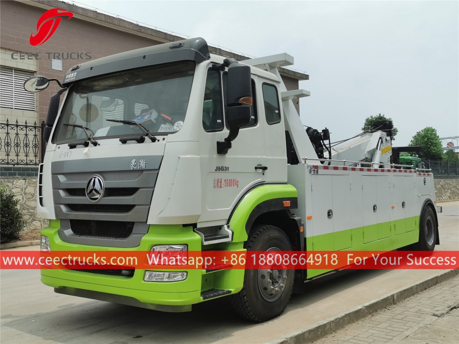 SINOTRUK Road Wrecker Abschleppwagen