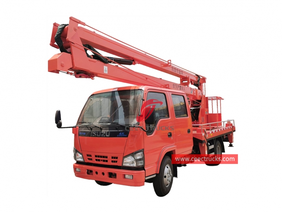 ISUZU 18m Aerial Platform Working Truck – CEEC Trucks