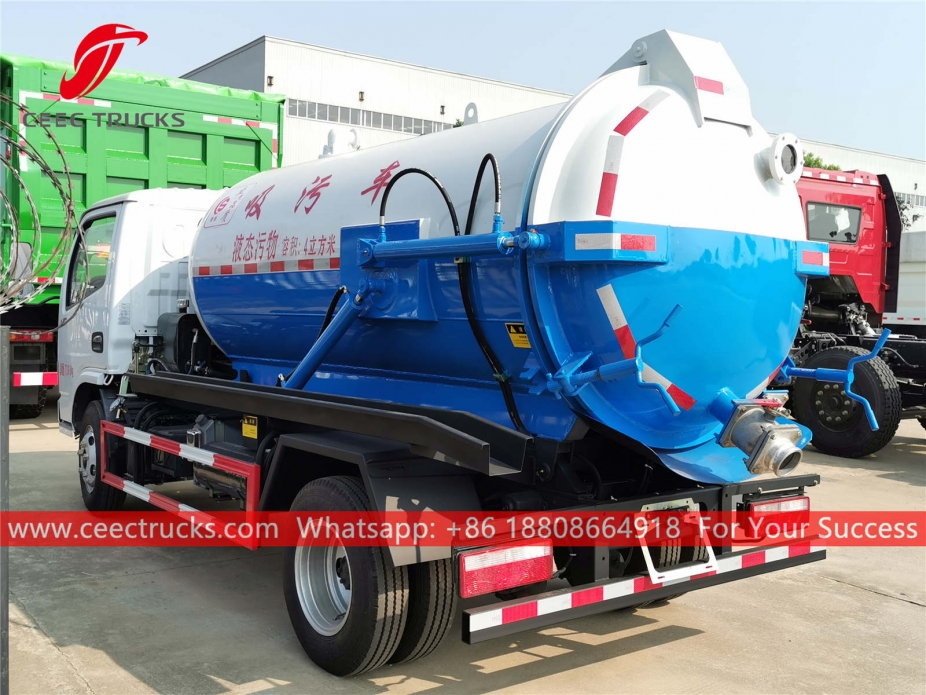 Dongfeng 4.000 Liter Vakuum-LKW