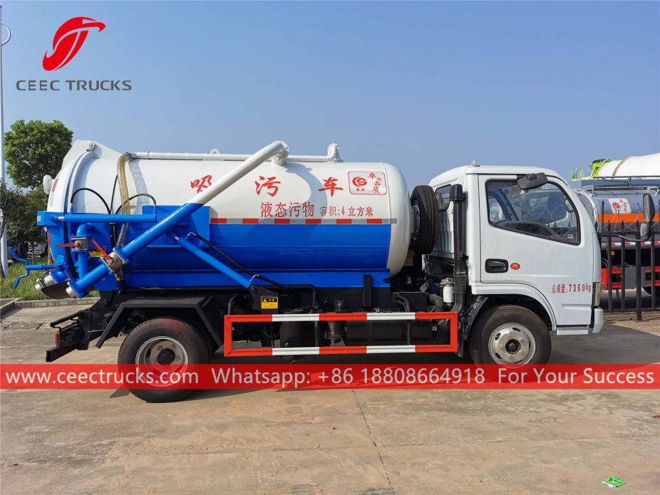 Dongfeng 4.000 Liter Vakuum-LKW