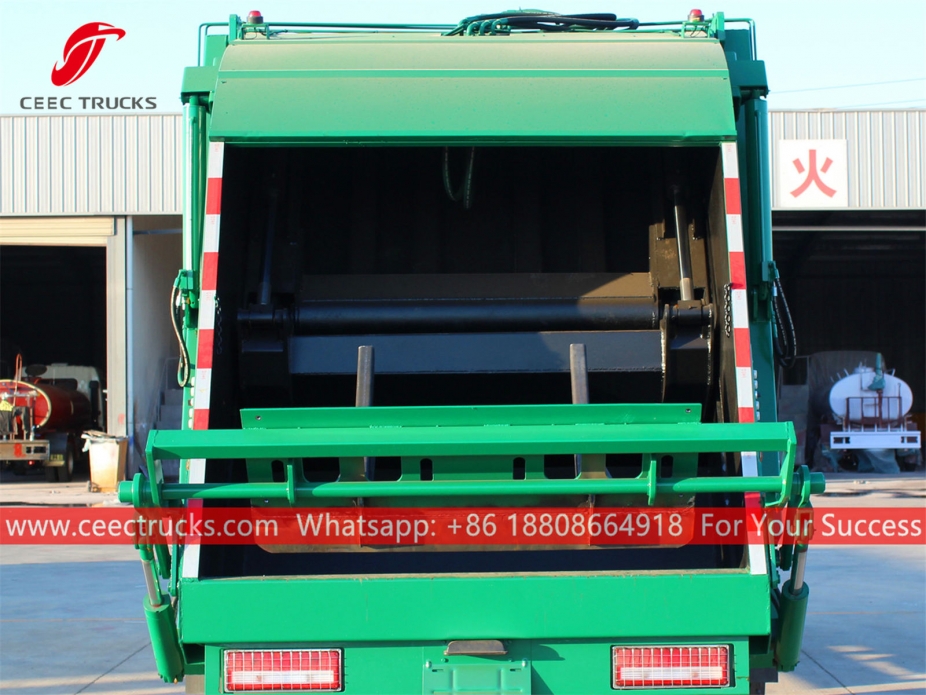 european standard 12,000 liters compression trash truck body