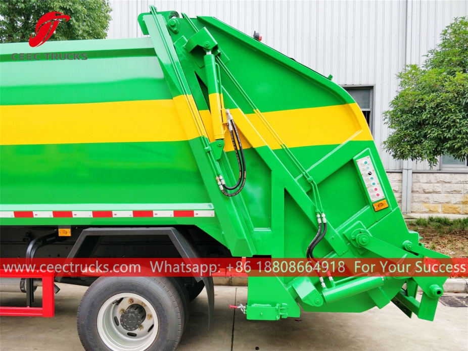 european standard 8,000 liters compression garbage truck tanker kit