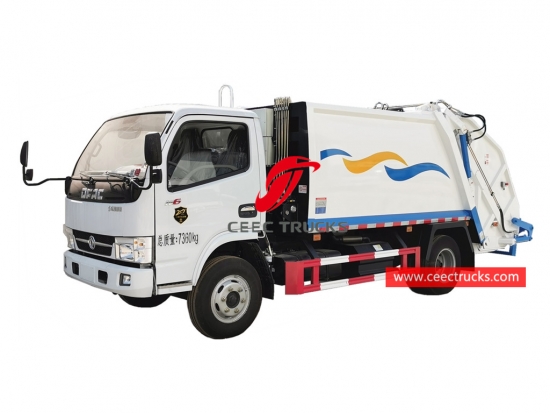 Dongfeng 6CBM Back Loading Garbage Truck – CEEC Trucks