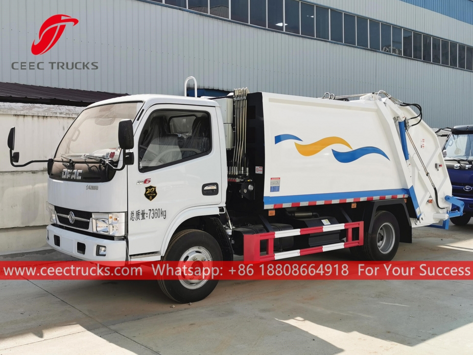 Dongfeng 6CBM Back Loading Müllwagen