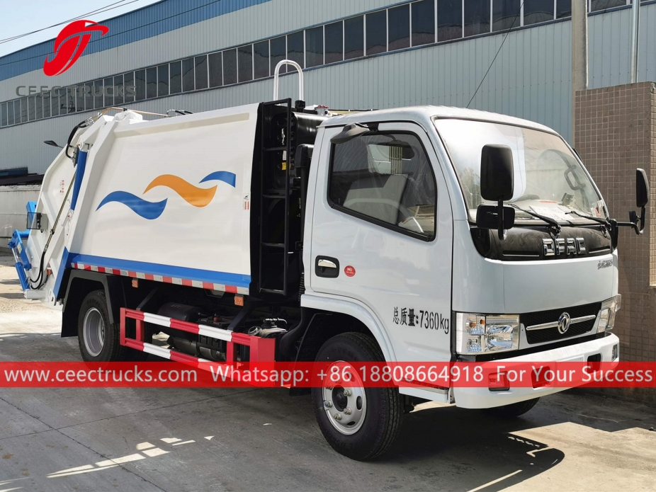 Dongfeng 6CBM Back Loading Müllwagen