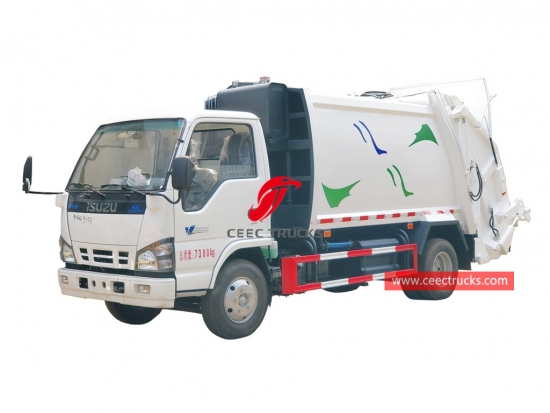 ISUZU 6CBM Rear load garbage truck – CEEC Trucks