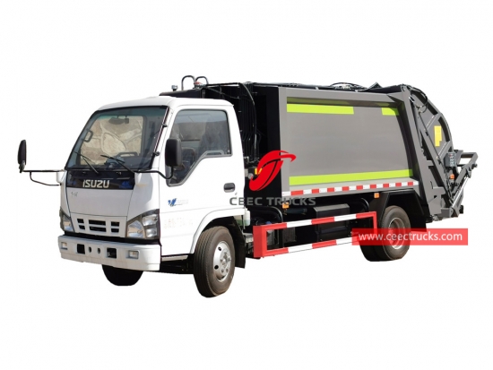 ISUZU 6CBM Waste compactor truck – CEEC Trucks