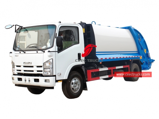 ISUZU 8CBM Back loading garbage truck – CEEC Trucks