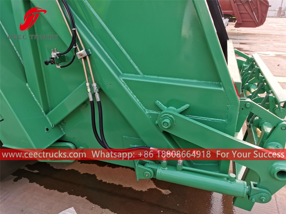 Brand new 8,000 liters compressed waste truck body structure