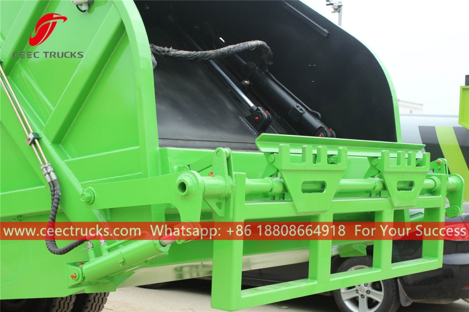 High quality 12,000 liters waste compactor truck body kit