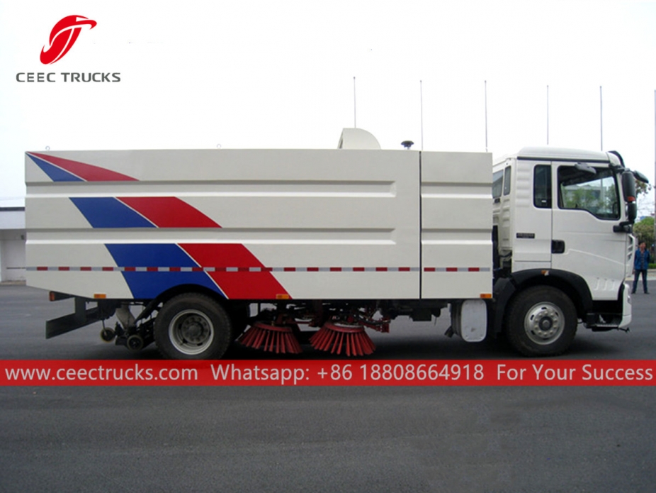 HOWO 12cbm sweeper truck