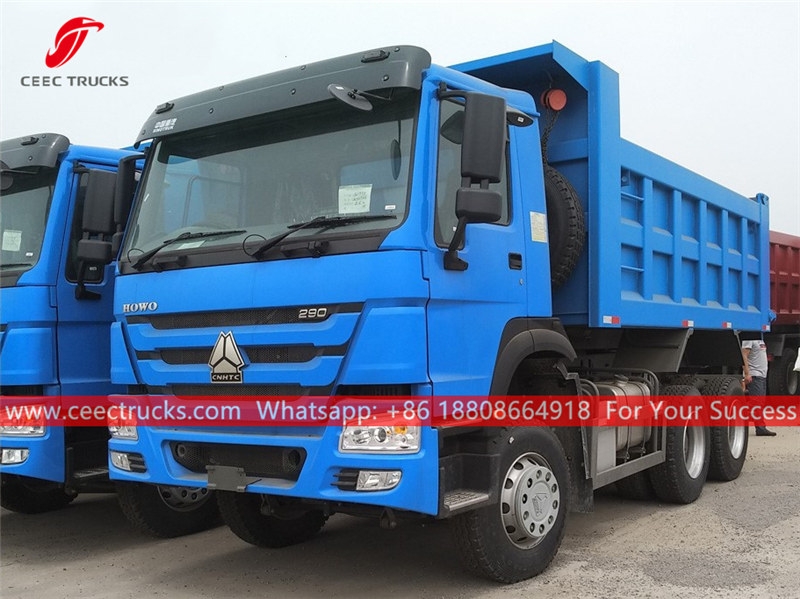 HOWO 10 wheeler tipper-truck