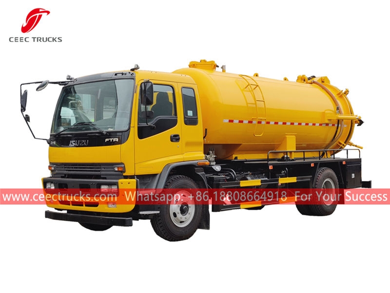 ISUZU FTR combination jetting truck