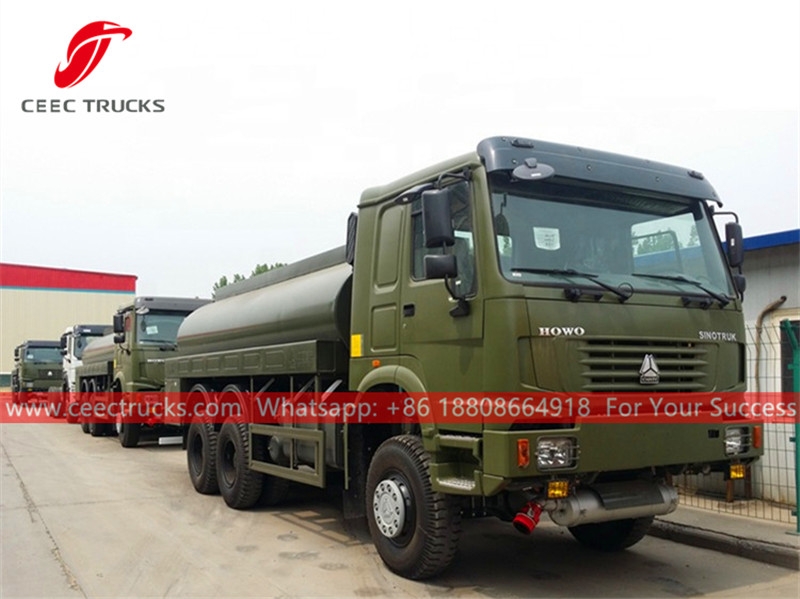 HOWO 6×6 AWD oil tanker truck