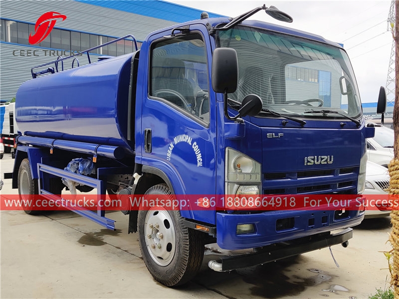 ISUZU 4×2 water bowser truck