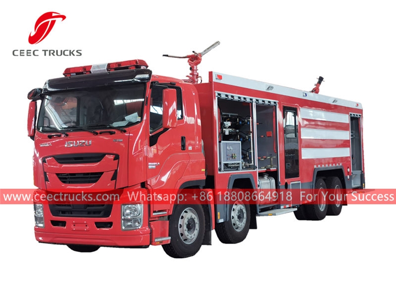 ISUZU GIGA Dry powder Fire fighting truck for sale