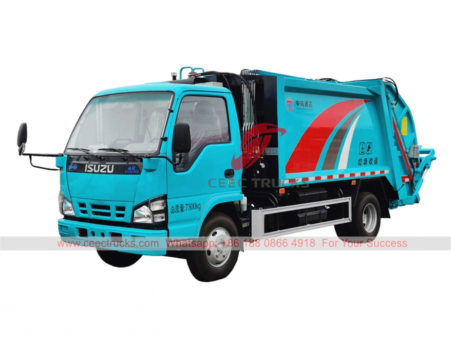 ISUZU 130HP garbage compactor for sale