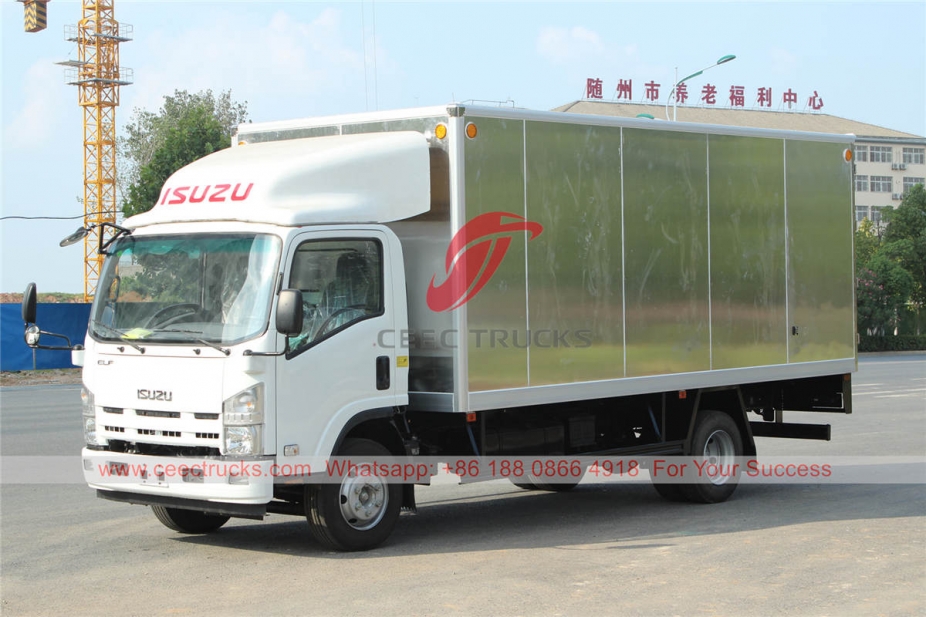 ISUZU 4×2 Aluminum alloy cargo truck