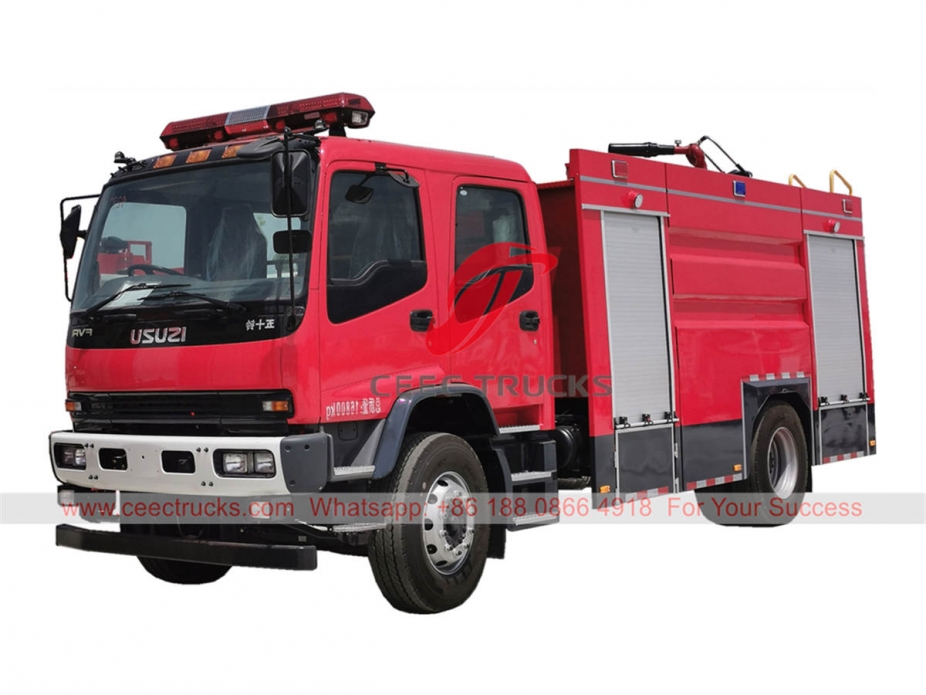 ISUZU FVR water-foam fire truck