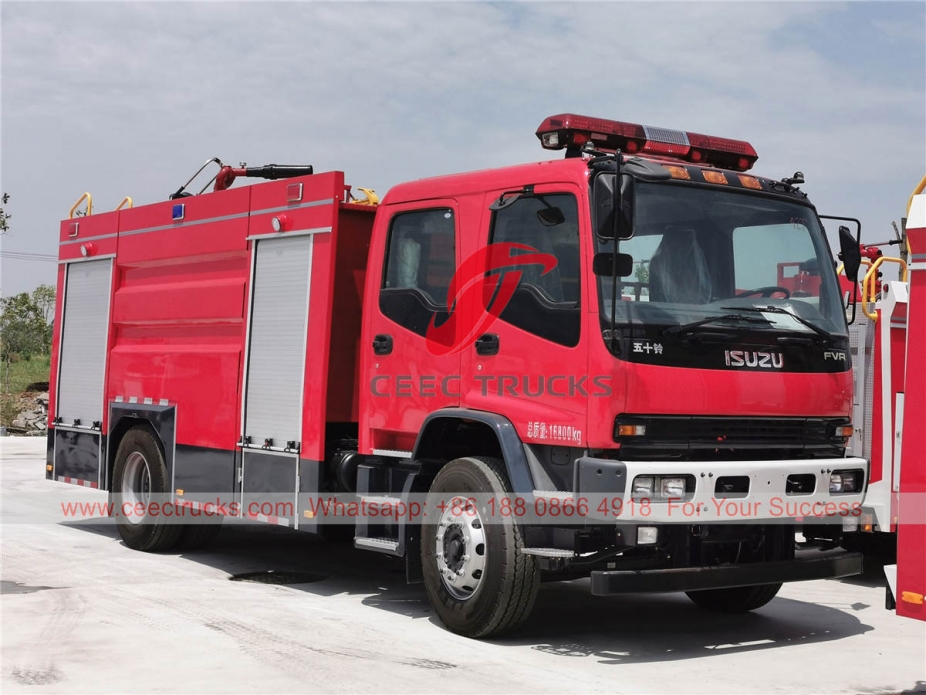 ISUZU FVR water-foam fire truck