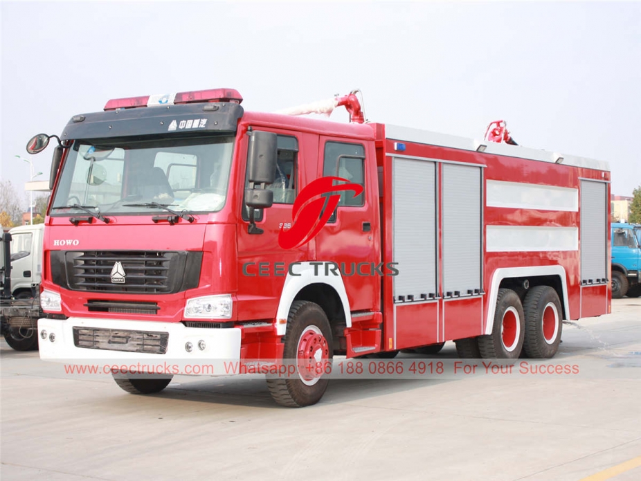 HOWO 10 wheeler fire engine