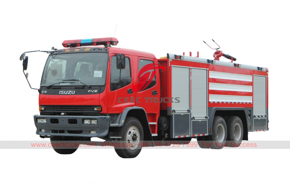 ISUZU FVZ water-foam fire truck