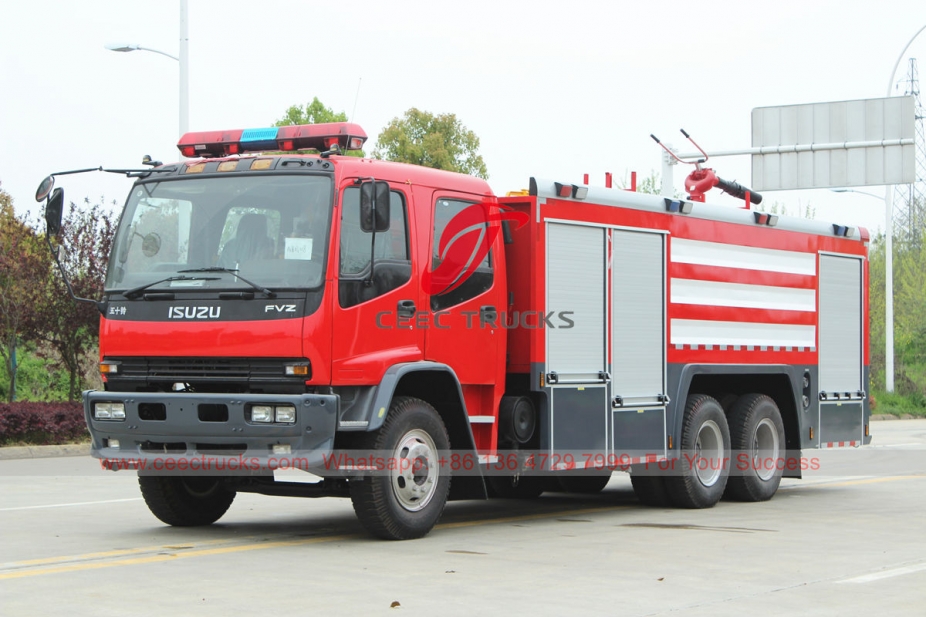 ISUZU FVZ water-foam fire truck