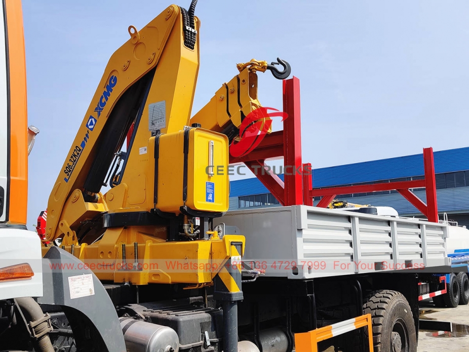 6.3 Tons XCMG crane based on Beiben RHD 4×4 truck