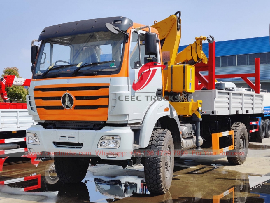 6.3 Tons XCMG crane based on Beiben RHD 4×4 truck