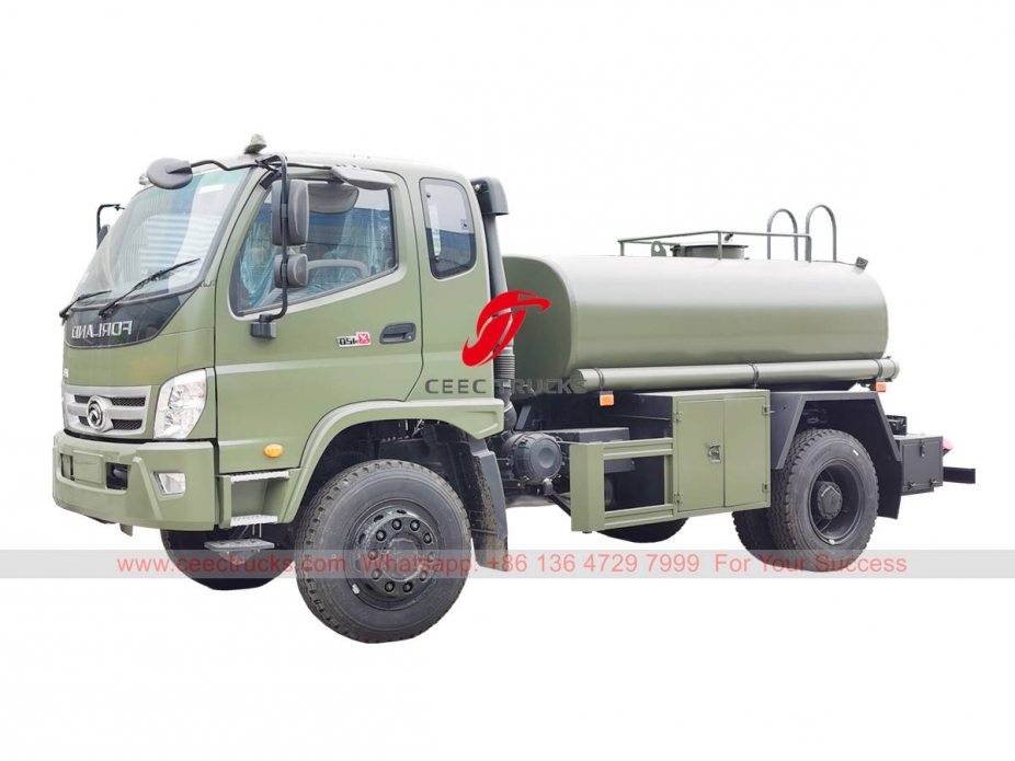 FOTON 4×4 stainless steel water tanker