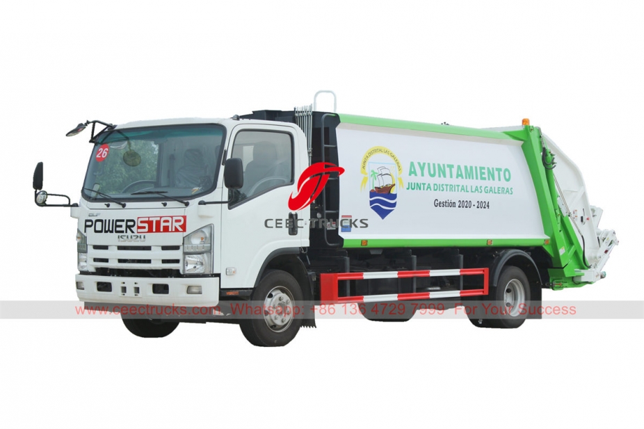 ISUZU Garbage compressor truck for sale