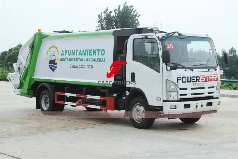 ISUZU Garbage compressor truck for sale