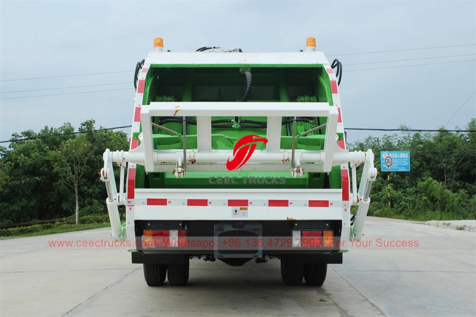 ISUZU 6CBM refuse compactor truck for export