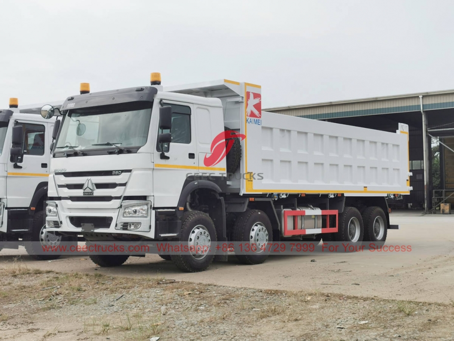 HOWO 12 wheeler tipper lorry